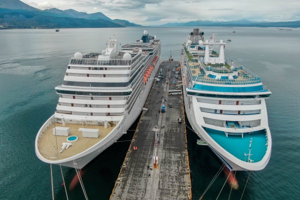 Ushuaia desde el aire