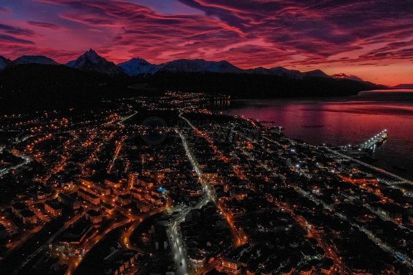 Ushuaia desde el aire
