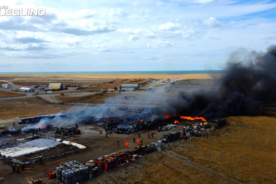 INCENDIO EN LA EMPRESA G.L.R.