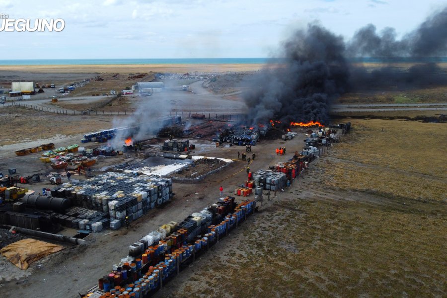 INCENDIO EN LA EMPRESA G.L.R.