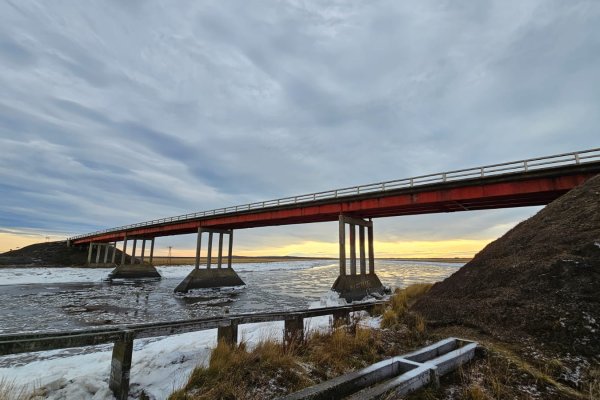 Comenzó a congelarse el río Grande