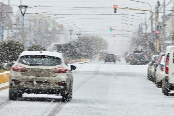 Primera nevada en Río Grande