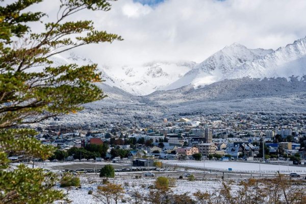 Primera nevada del 2024 en Ushuaia