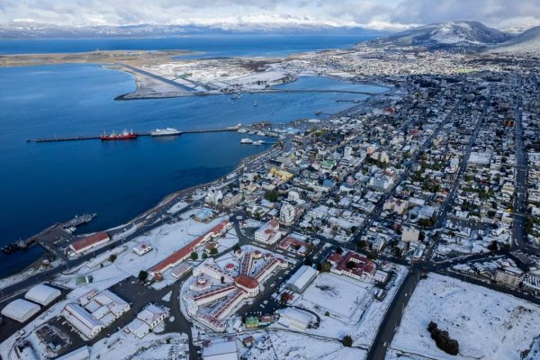 Primera nevada del 2024 en Ushuaia