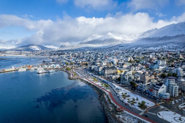 Primera nevada del 2024 en Ushuaia