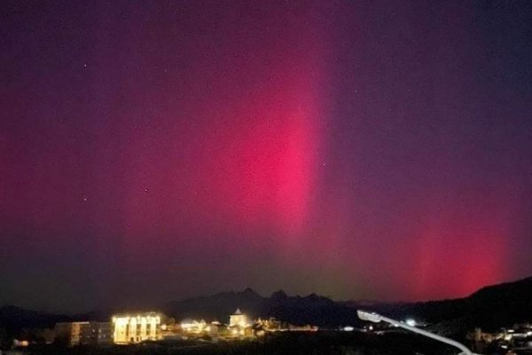 Aurora Austral en Ushuaia