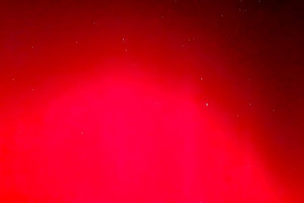 Aurora Austral en Puerto Almanza