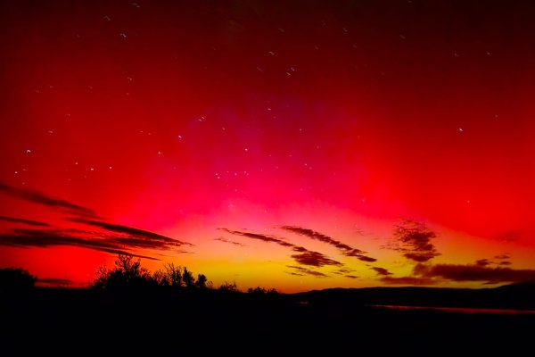 Aurora Austral en Puerto Almanza