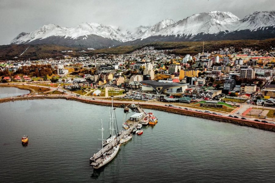 Nevada otoñal en Ushuaia