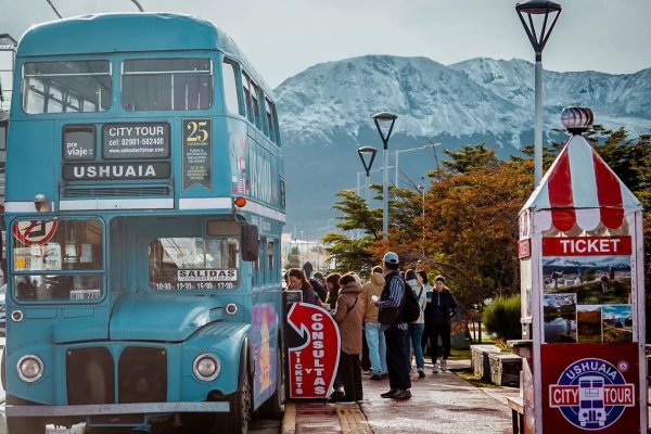 Nevada otoñal en Ushuaia