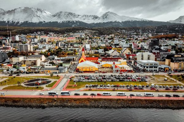 Nevada otoñal en Ushuaia