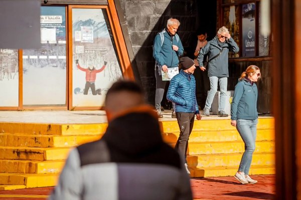 Nevada otoñal en Ushuaia