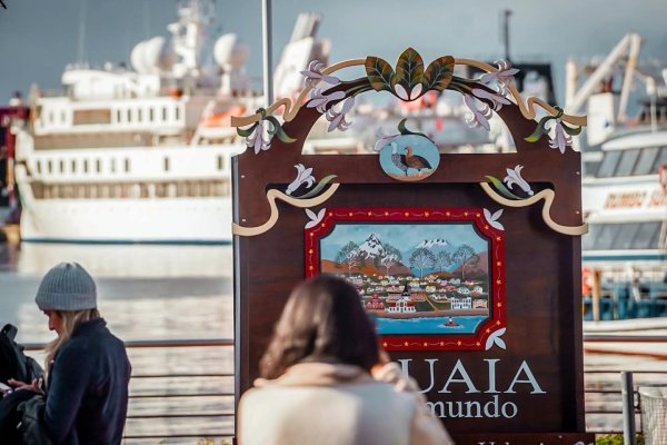 Nevada otoñal en Ushuaia