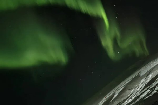 Auroras australes en la Base Belgrano II