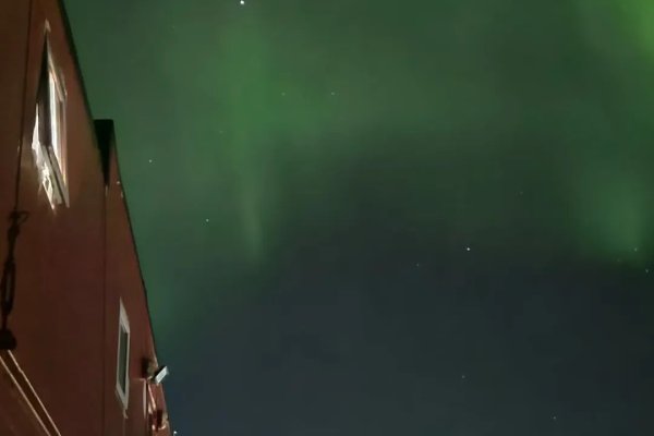 Auroras australes en la Base Belgrano II