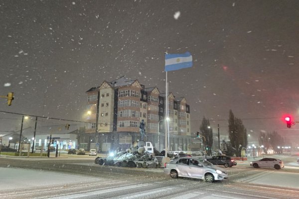 Primera nevada del 2026 en Río Grande