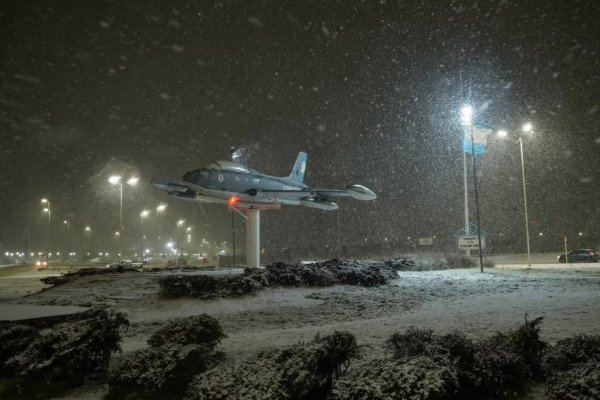 Primera nevada del 2026 en Río Grande