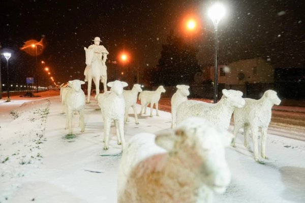 Primera nevada del 2026 en Río Grande