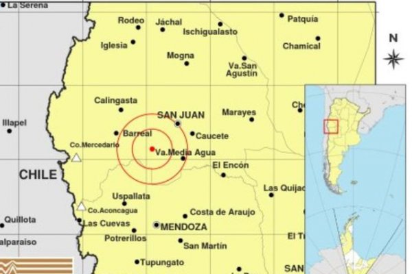 Se registró un terremoto de 6.8 grados en la escala Richter en San Juan: se sintió en Córdoba y Mendoza