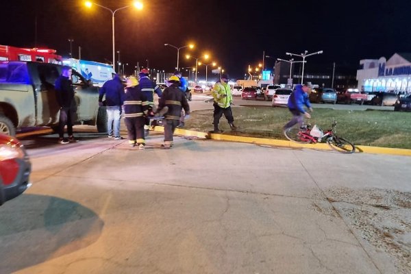 Ciclista fue atropellado en inmediaciones de La Anónima