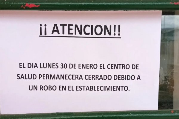 Desconocidos ingresaron a robar al CAPS Nº 3 de Margen Sur