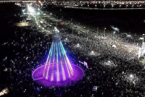 El municipio recuerda la disposición de los espacios durante el encendido del arbolito