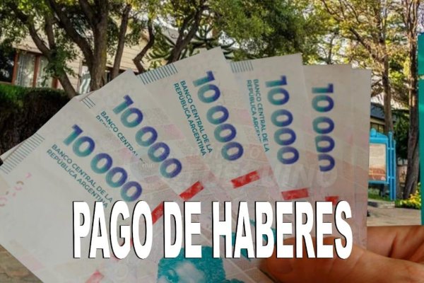 Este viernes depositan los haberes de trabajadores municipales