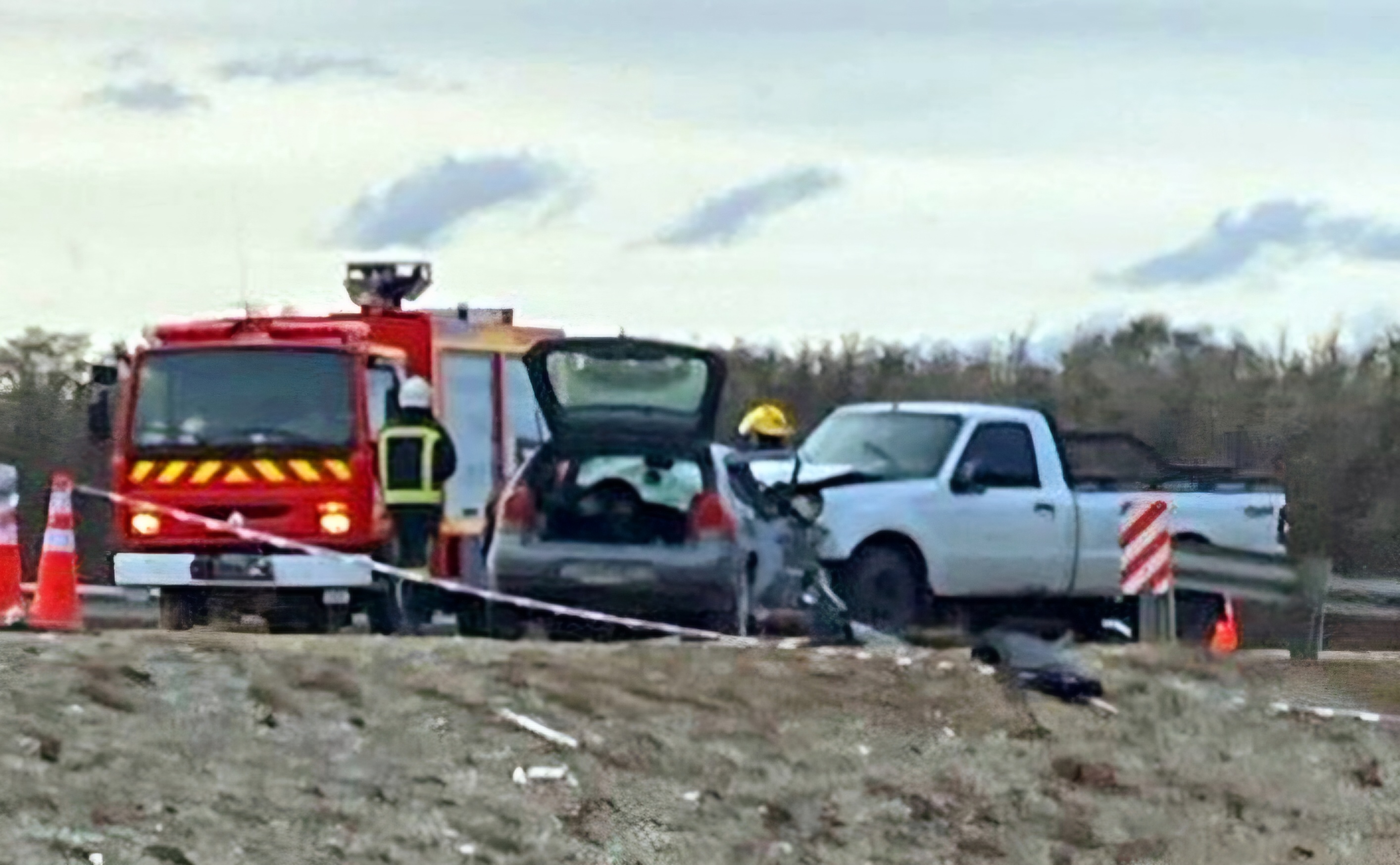 Trágico accidente en Ruta 3: Dos fallecidos y un menor en estado ...