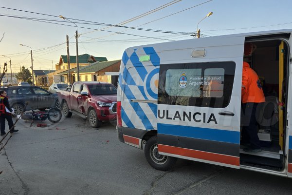 Motociclista resultó herido tras violento choque