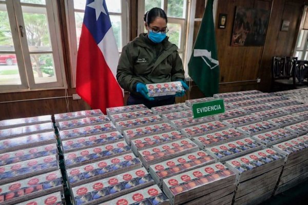 Detuvieron a un fueguino en Chile con más de 8 mil atados de cigarrillos de contrabando