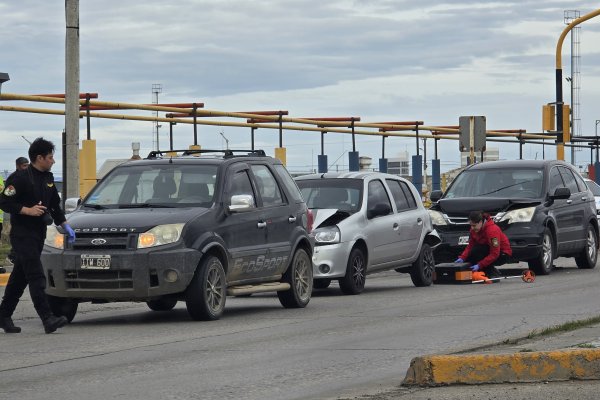 Choque en cadena dejó un herido