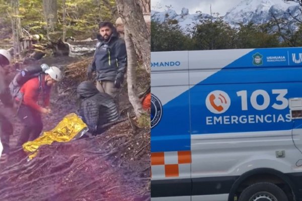 Rescatan a una turista de 68 años accidentada en Laguna Esmeralda