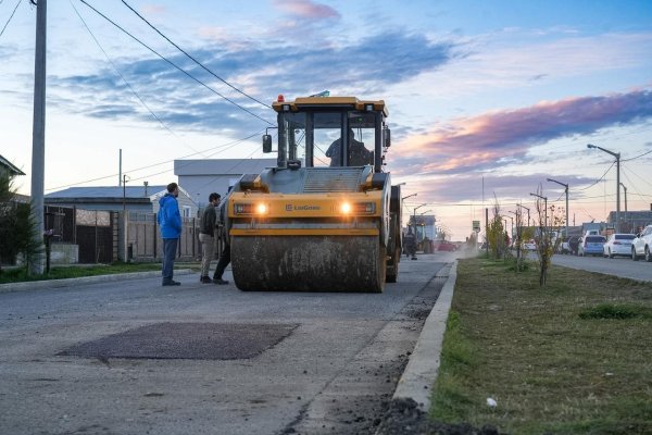 Continúan los trabajos de hormigonado en distintos sectores de la ciudad