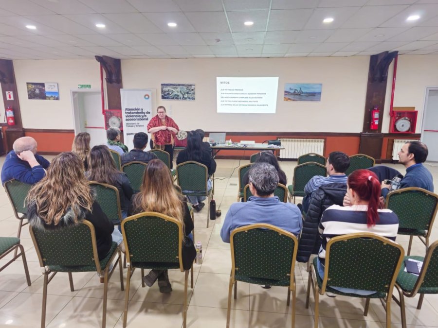 Comenzó un ciclo de formación para abordar situaciones de violencia laboral en Tierra del Fuego