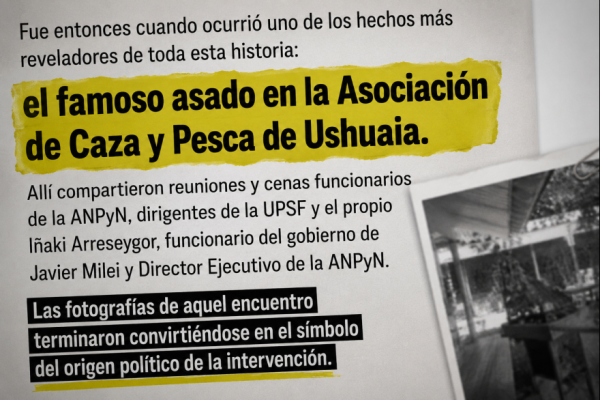 Documento vincula la intervención del Puerto de Ushuaia con una presunta maniobra para controlar recursos estratégicos