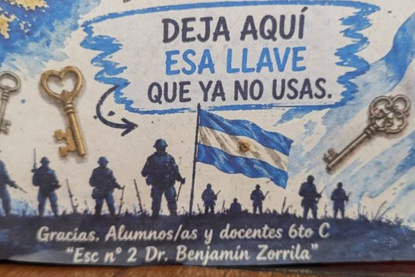 Impulsan una colecta solidaria de llaves de bronce para homenajear a veteranos de Malvinas