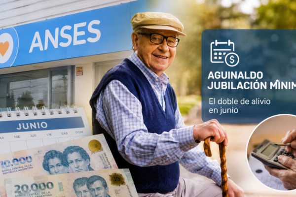 ANSES paga el aguinaldo en junio: qué pasa con los jubilados que cobran la mínima