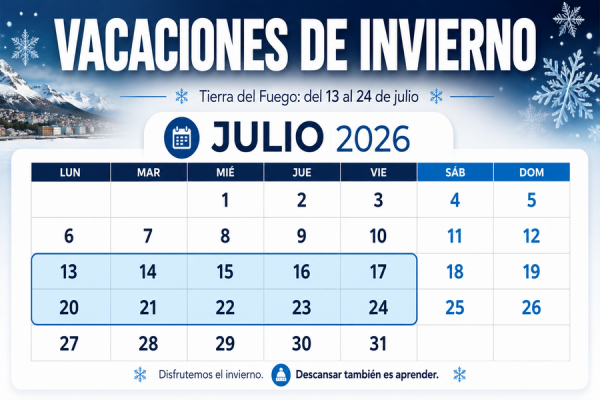 Vacaciones de invierno 2026: cuándo será el receso en cada provincia