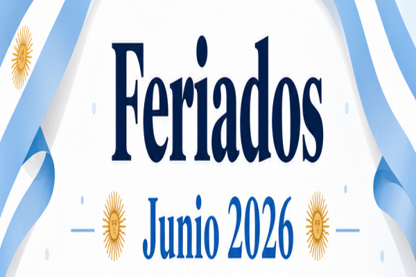 Junio 2026 tendrá un solo fin de semana largo y dos feriados nacionales