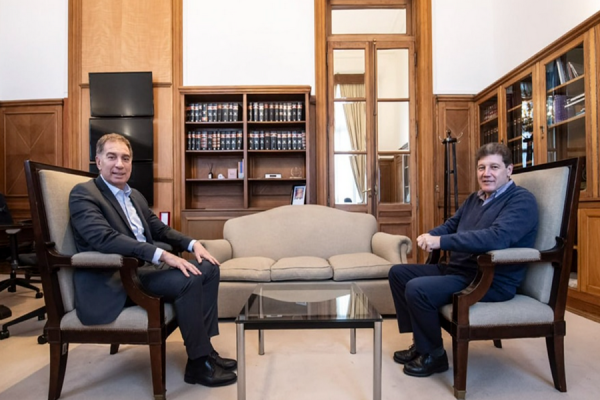Melella se reunió con Santilli en Casa Rosada y puso en agenda la industria, el RIGI y la reforma constitucional