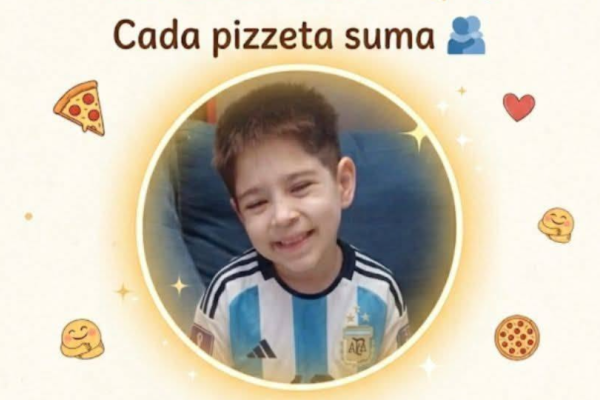 Realizan venta solidaria de pizzetas para ayudar a Bastián a costear un estudio médico