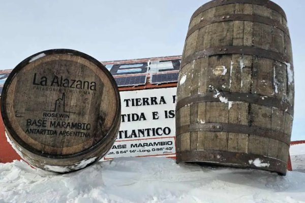 Elaboraron el primer whisky argentino que pasó tres años añejándose en la Antártida
