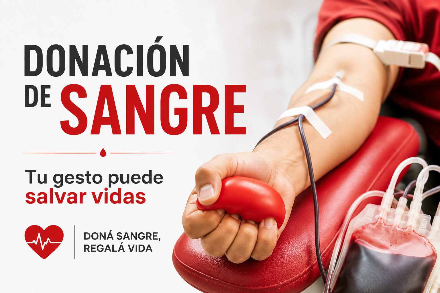 El Hospital Regional Río Grande convoca a donar sangre por alta demanda de hemocomponentes