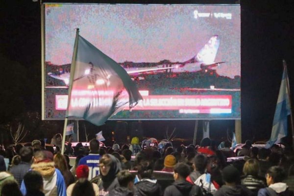 El partido de Argentina se podrá ver en el Parque de los 100 años