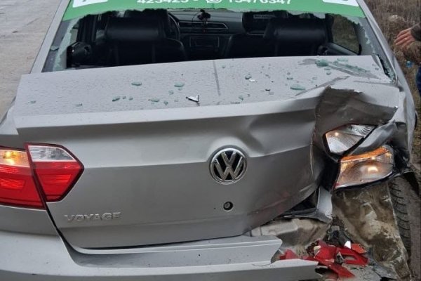 Bomberos Voluntarios chocaron mientras iban a un accidente