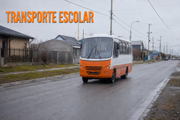 Fuerte caída del transporte escolar: apenas siete vehículos siguen en actividad