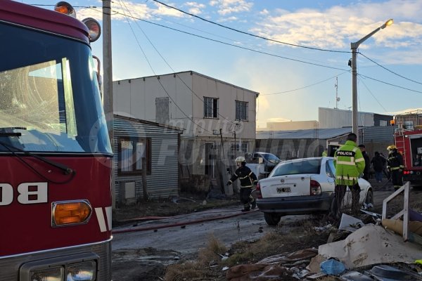 Una salamandra provocó un principio de incendio en una vivienda en la Margen Sur