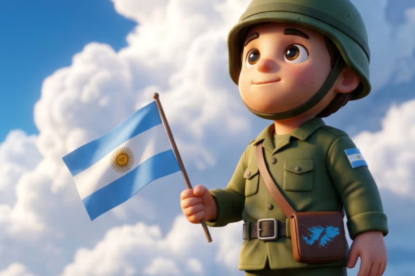 Malvinito, el personaje infantil que, con ayuda de la inteligencia artificial, relata historias de grandes héroes para los más chicos
