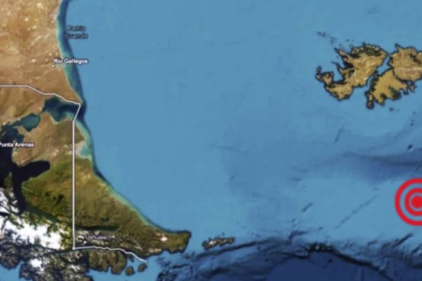 Fuerte sismo de magnitud 6,2 en el Atlántico Sur